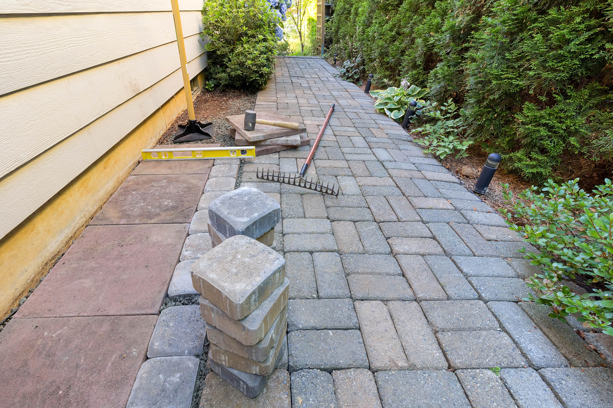 Hardscaping in Floyds Knobs example 2