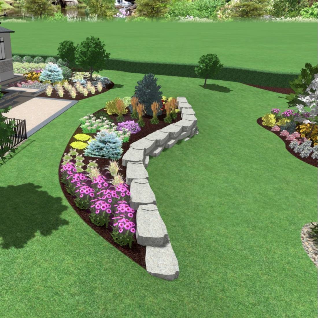 Landscape Design in Floyds Knobs example 1